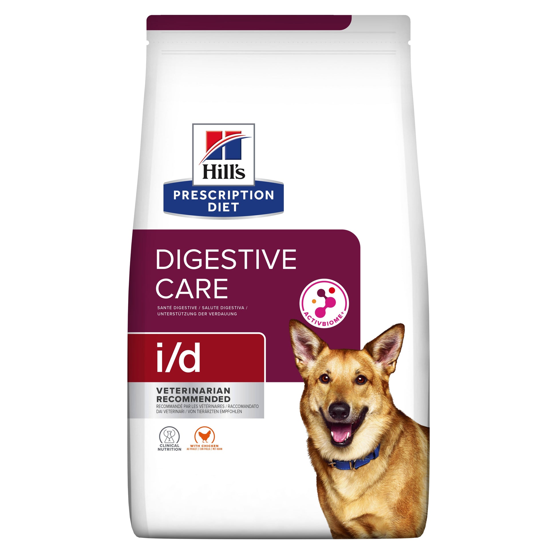 Hill's Hill'S Prescription Digestive Care Chicken Adult Dry Dog Food pet food packaging