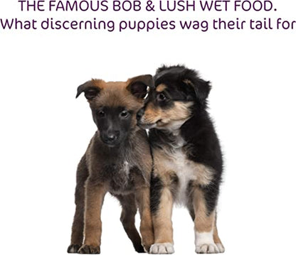 Bob and Lush Grain-free Puppy Wet Dog Food in Tin - Lamb