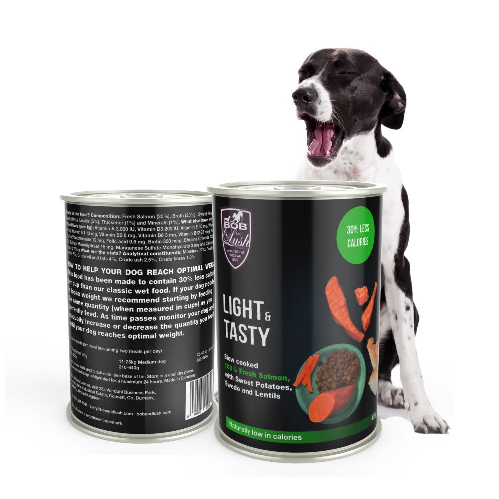 Bob & Lush Bob & Lush Salmon Adult Wet Dog Food pet food packaging