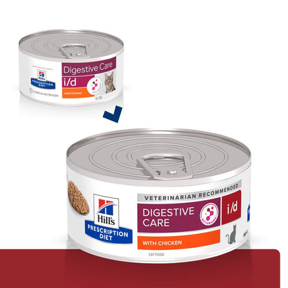 Hill's Prescription Diet i/d Digestive Care Wet Cat Food with Chicken