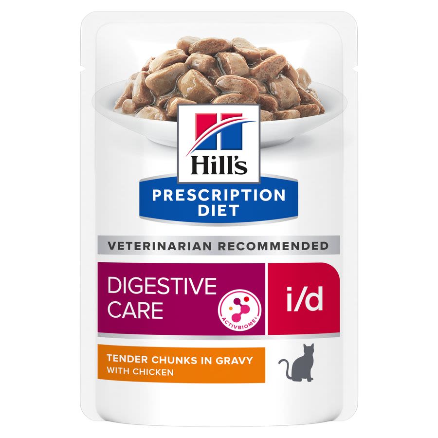 Hill's Hill'S Prescription Digestive Care Chicken Adult Wet Cat Food pet food packaging
