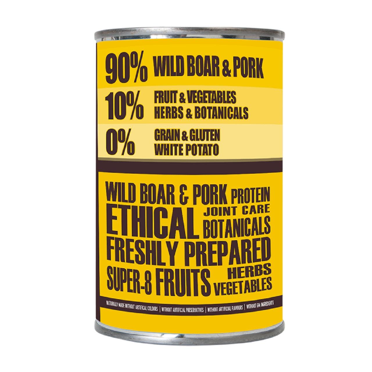 AATU Adult Wild Boar & Pork Wet Dog Food Tins