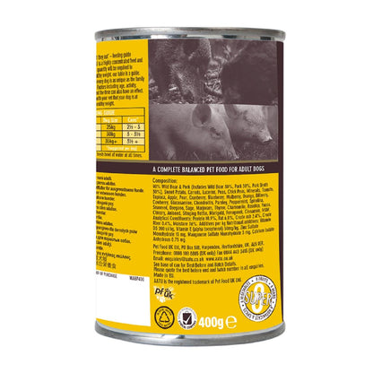 AATU Adult Wild Boar & Pork Wet Dog Food Tins