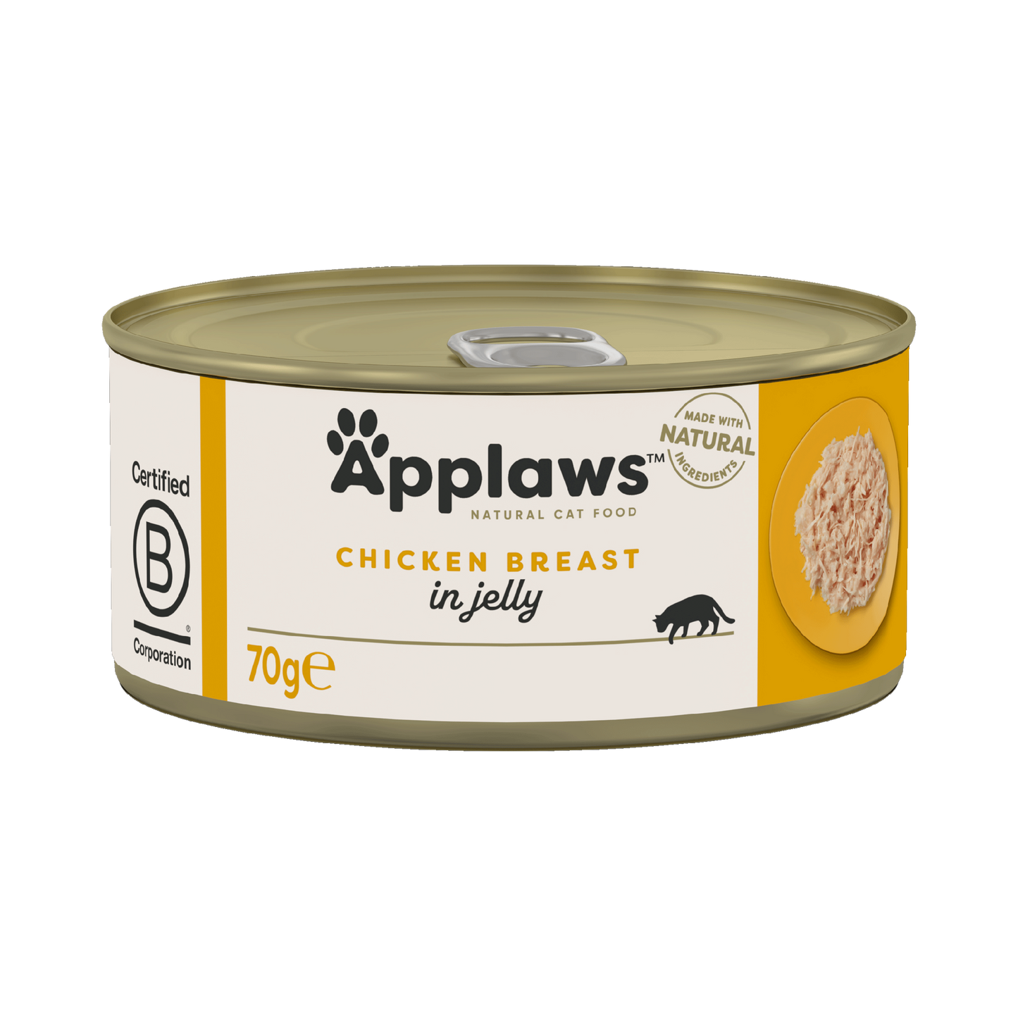 Applaws Cat Tin 1x(24x70g) Chicken Breast in Jelly