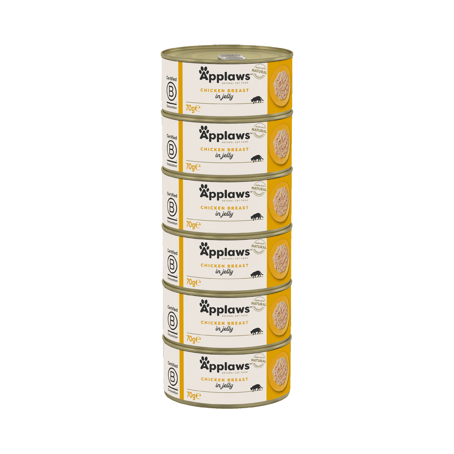 Applaws Cat Tin 1x(24x70g) Chicken Breast in Jelly