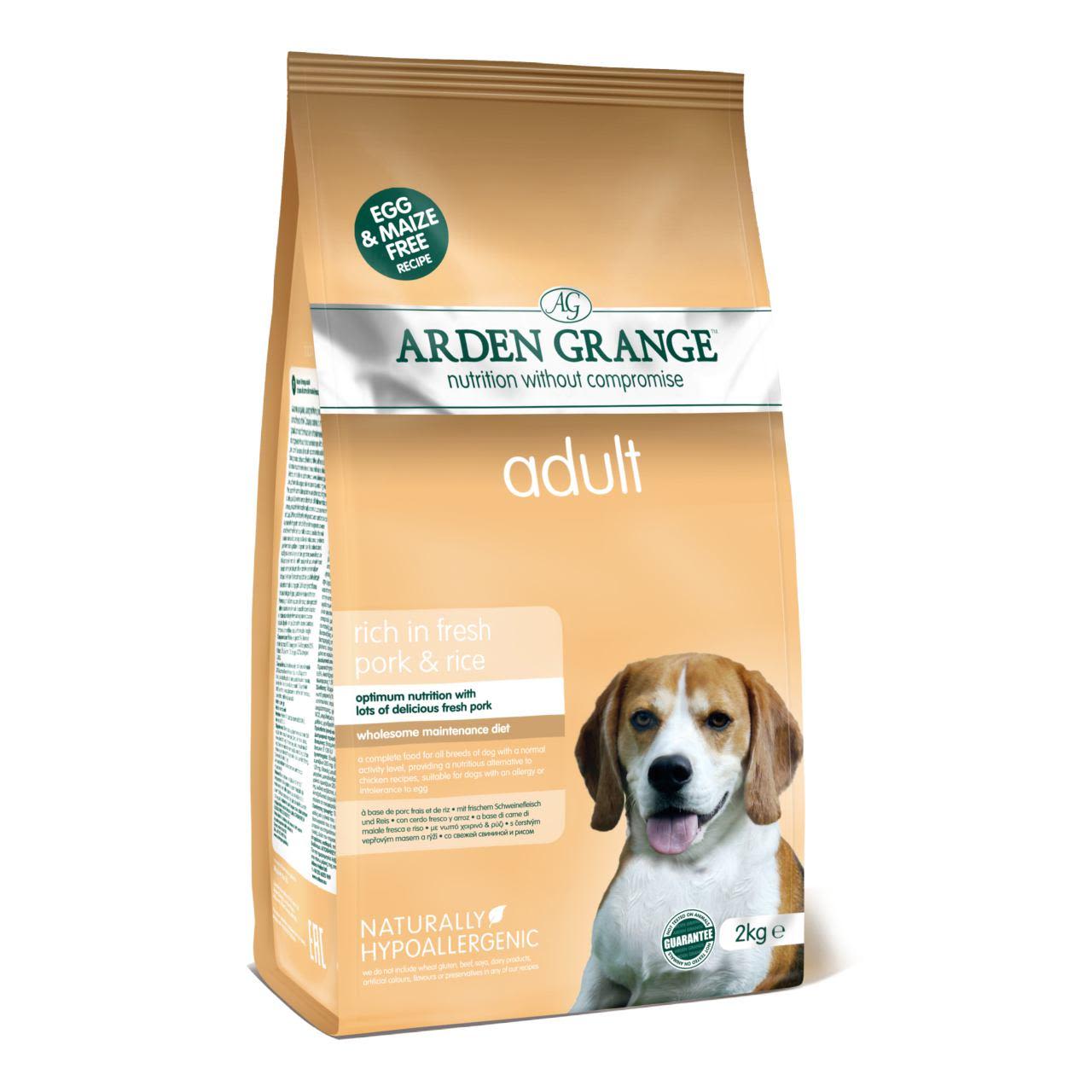 Arden grange Arden Grange Pork Adult Dry Dog Food pet food packaging