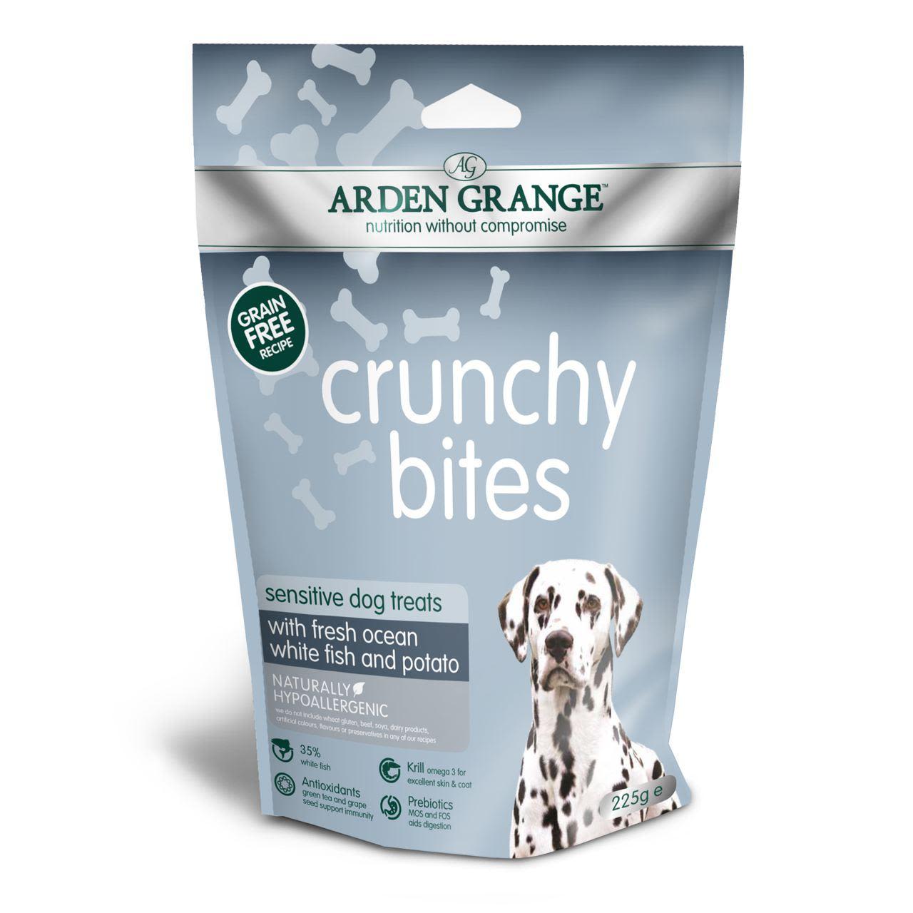 Arden grange Arden Grange Crunchy Bites Sensitive Adult Treat Dog Food pet food packaging