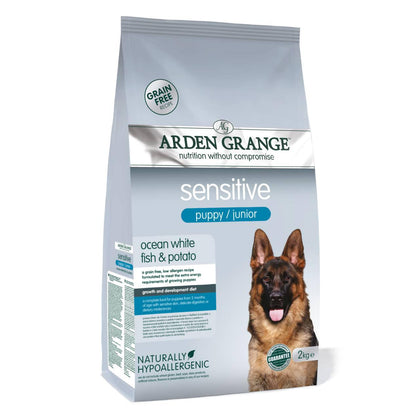 Arden Grange Puppy/Junior Sensitive Ocean White Fish & Potato Dry Dog Food
