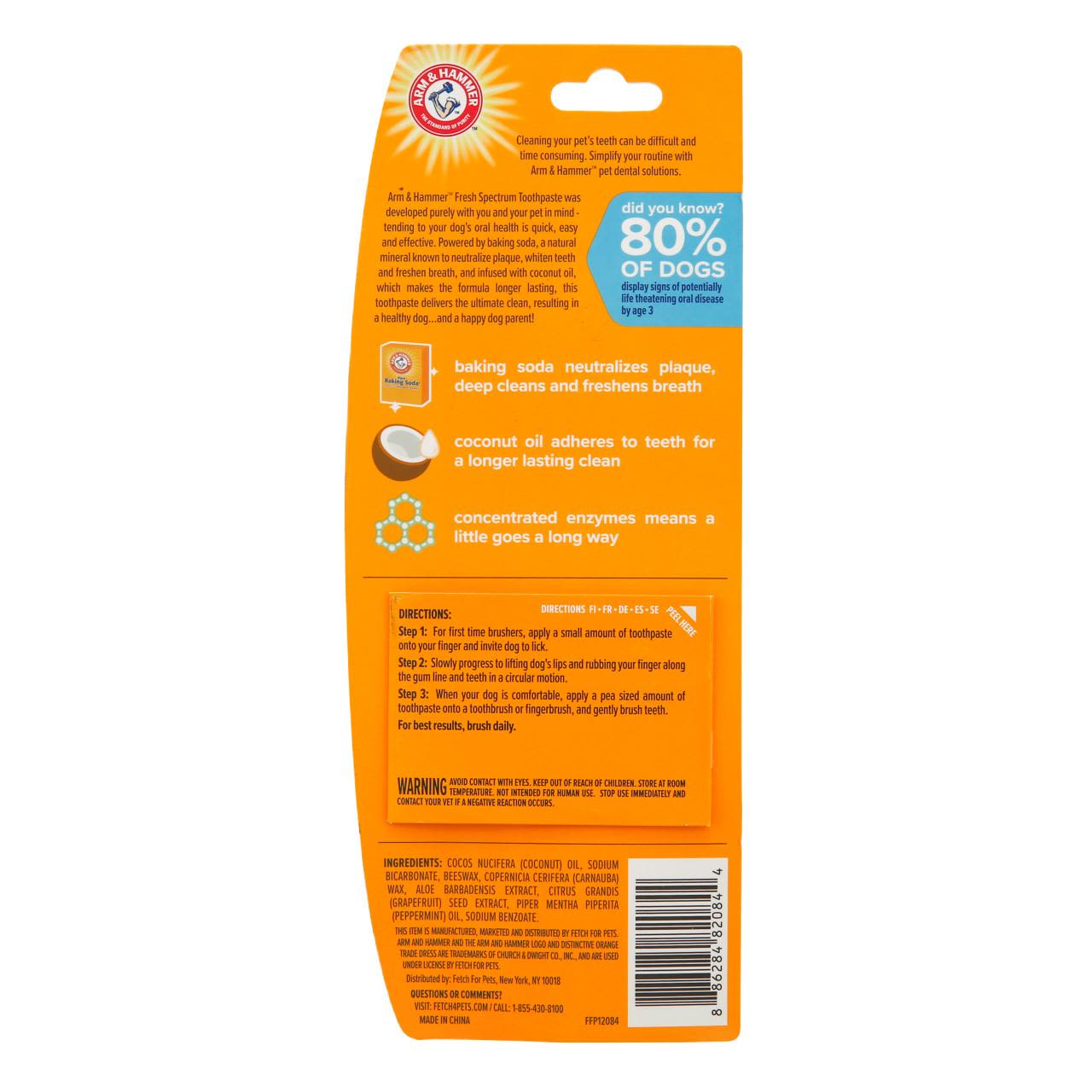 Arm & Hammer Fresh Coconut Mint Toothpaste Puppy