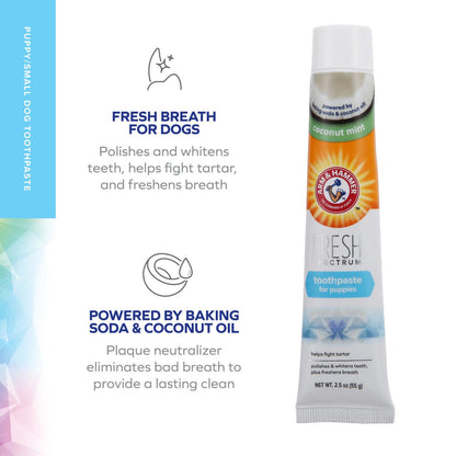 Arm & Hammer Fresh Coconut Mint Toothpaste Puppy