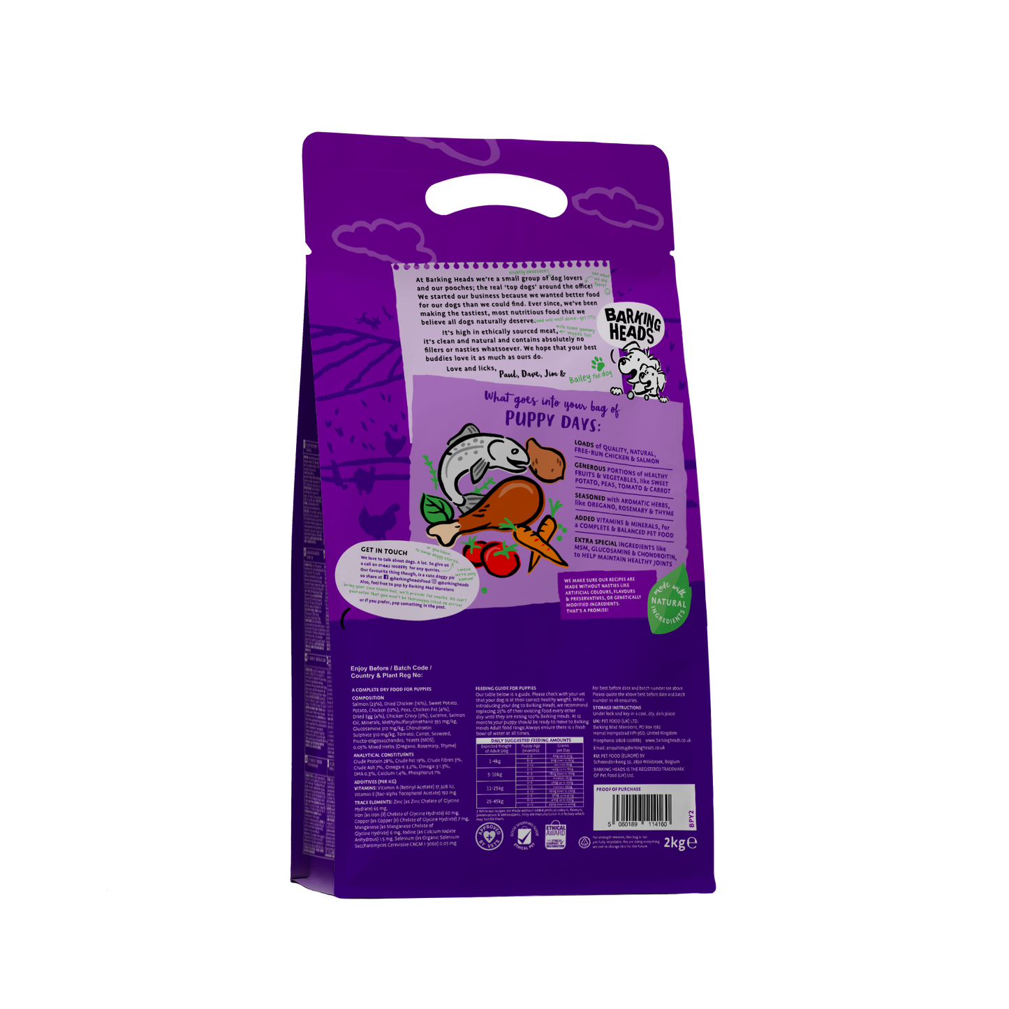 Barking Heads Puppy Days Grain-free Dry Dog Food