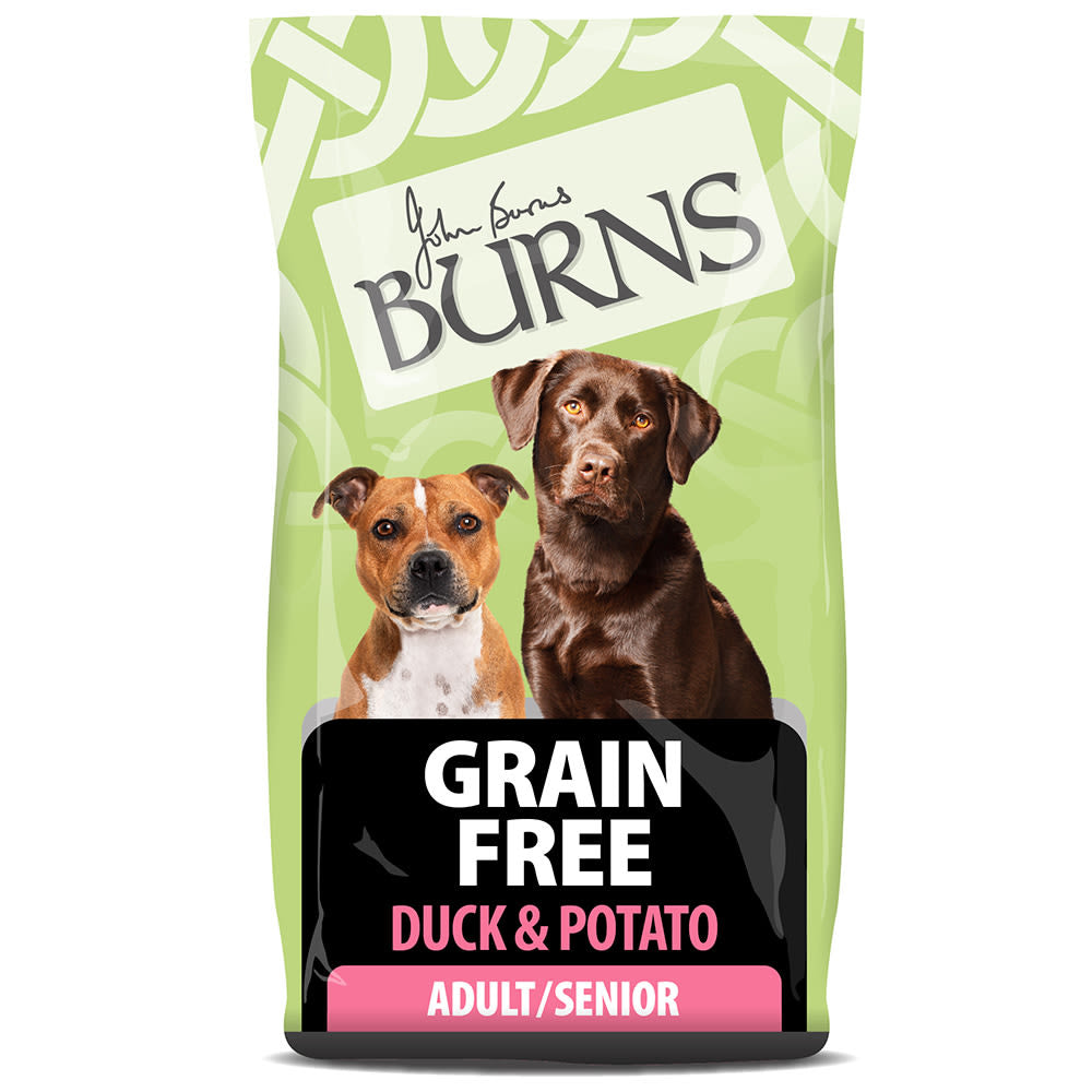 Burns Burns From Duck Adult Dry Dog Food pet food packaging