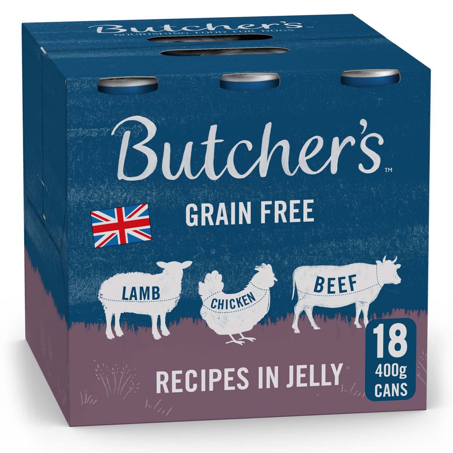 Butchers Butchers Butcher Grain Free Recipes Adult Wet Dog Food pet food packaging