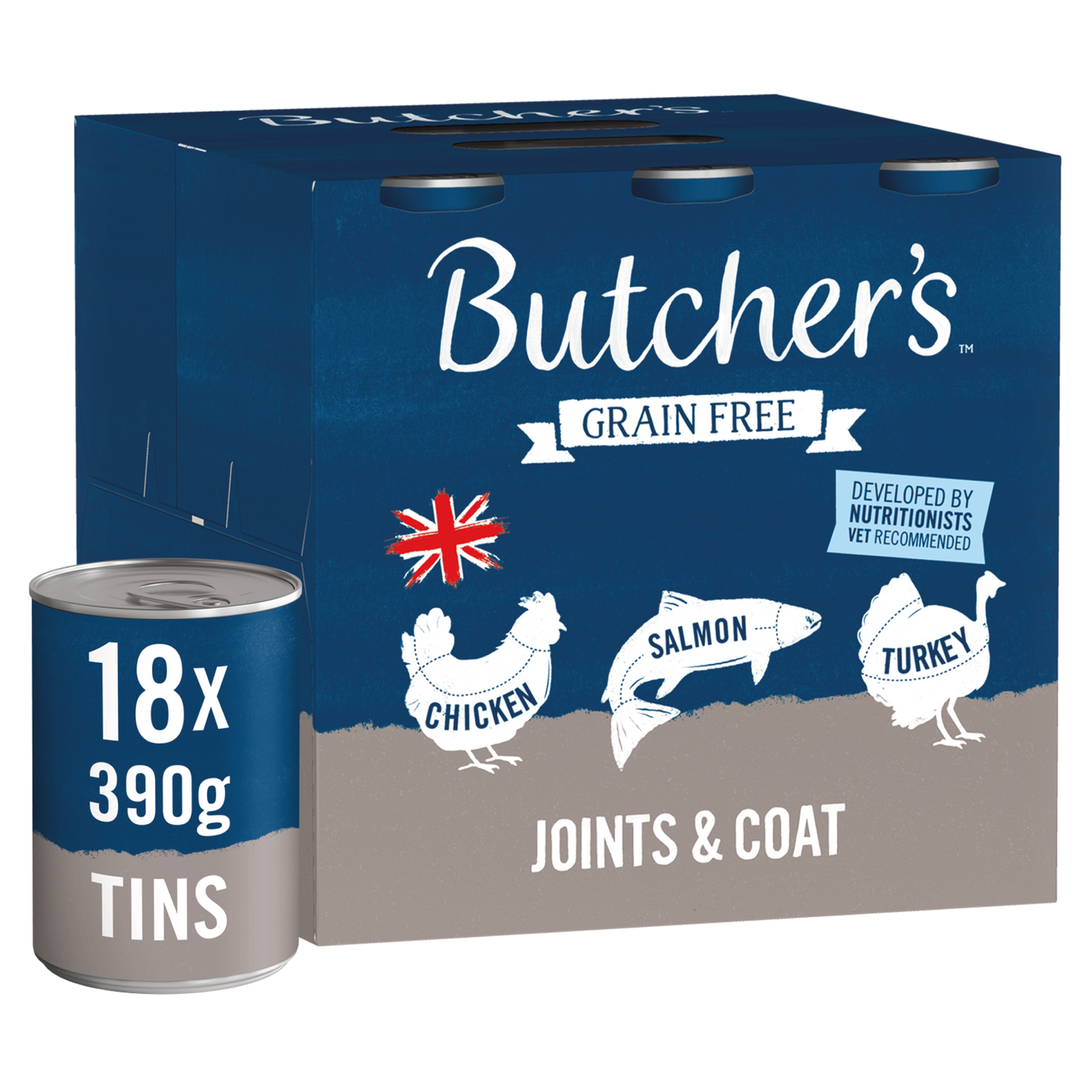 Butcher's Joints & Coat Dog Food Tins