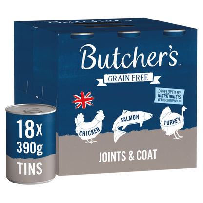 Butcher's Joints & Coat Dog Food Tins