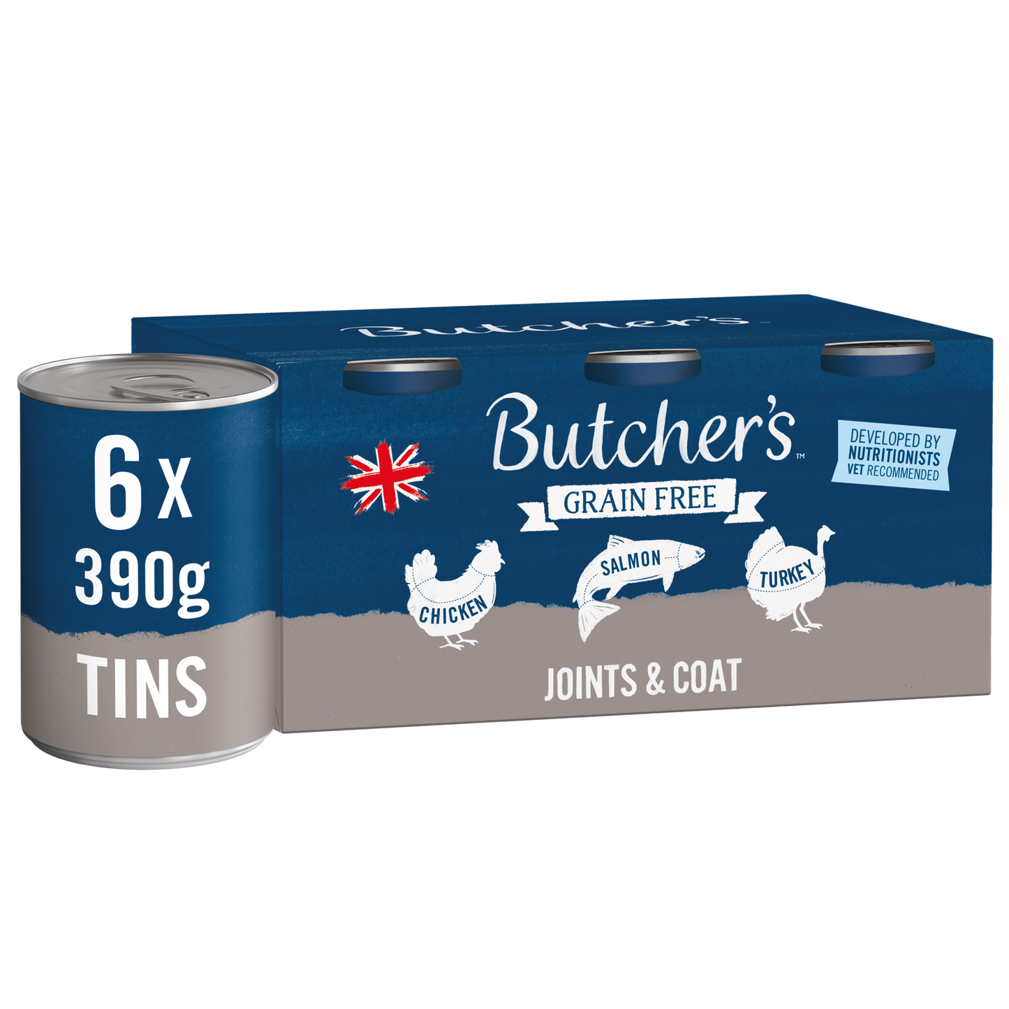 Butcher's Joints & Coat Dog Food Tins