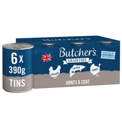 Butcher's Joints & Coat Dog Food Tins