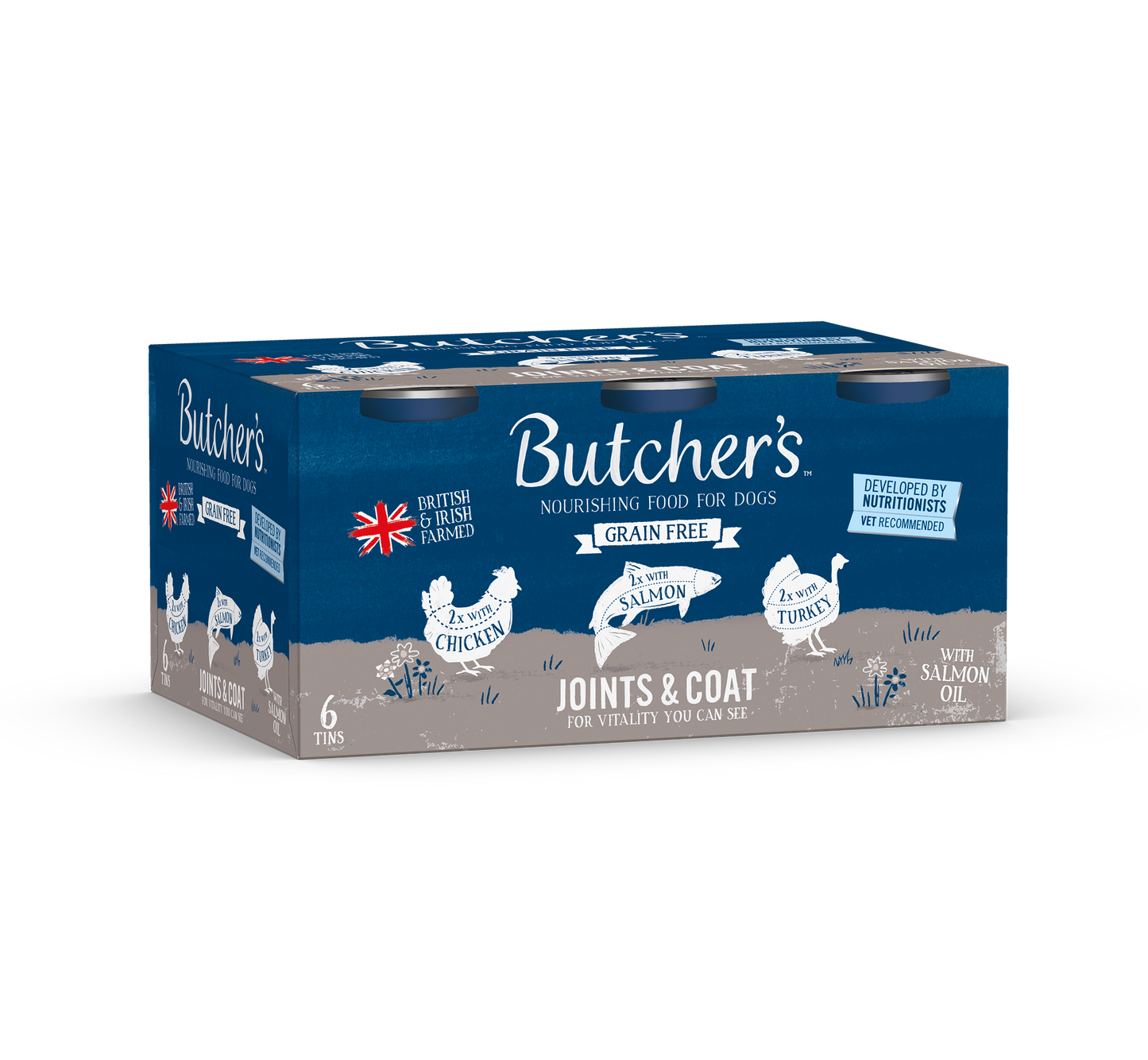 Butcher's Joints & Coat Dog Food Tins