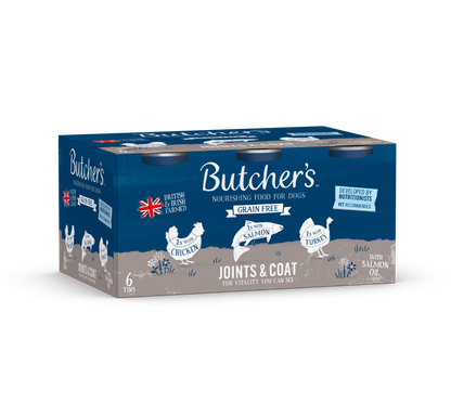 Butcher's Joints & Coat Dog Food Tins