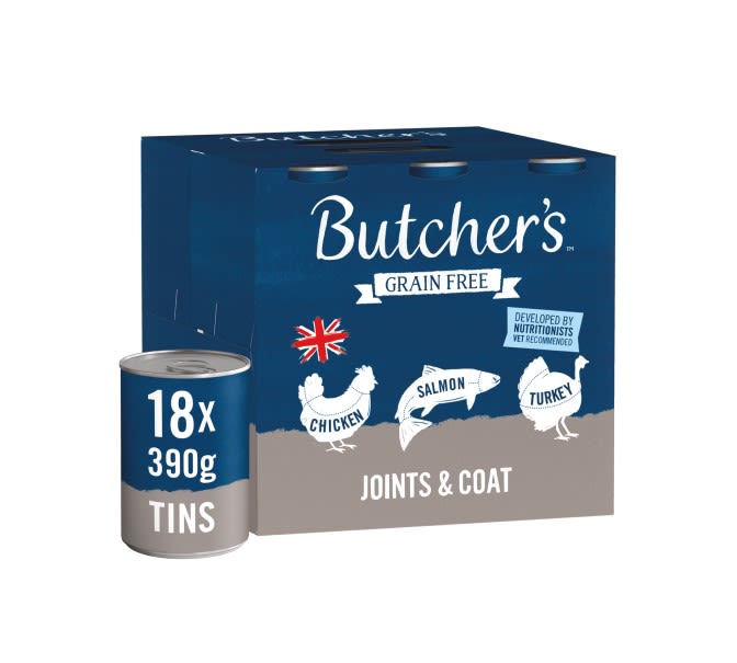 Butcher's Joints & Coat Dog Food Tins