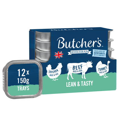Butcher's Lean & Tasty Low Fat Dog Food Trays