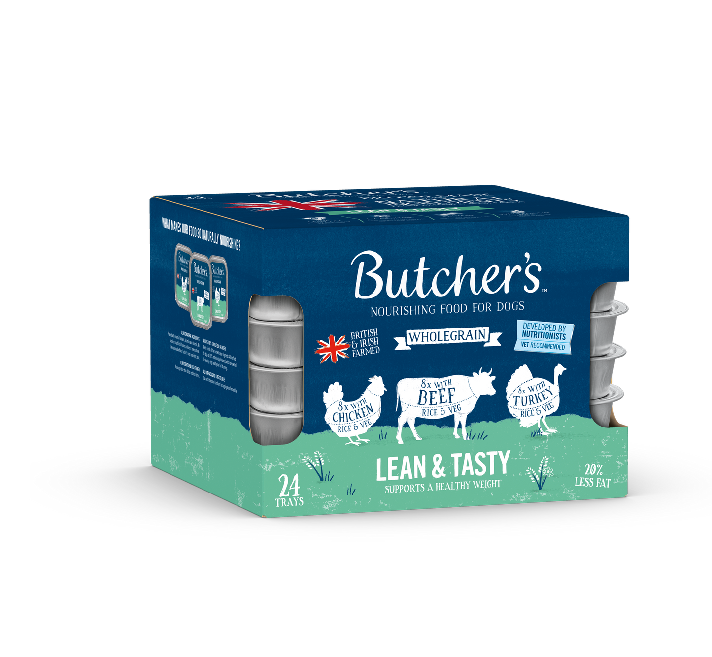 Butcher's Lean & Tasty Low Fat Dog Food Trays