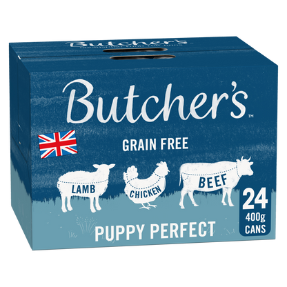 Butcher's Puppy Perfect Dog Food Tins