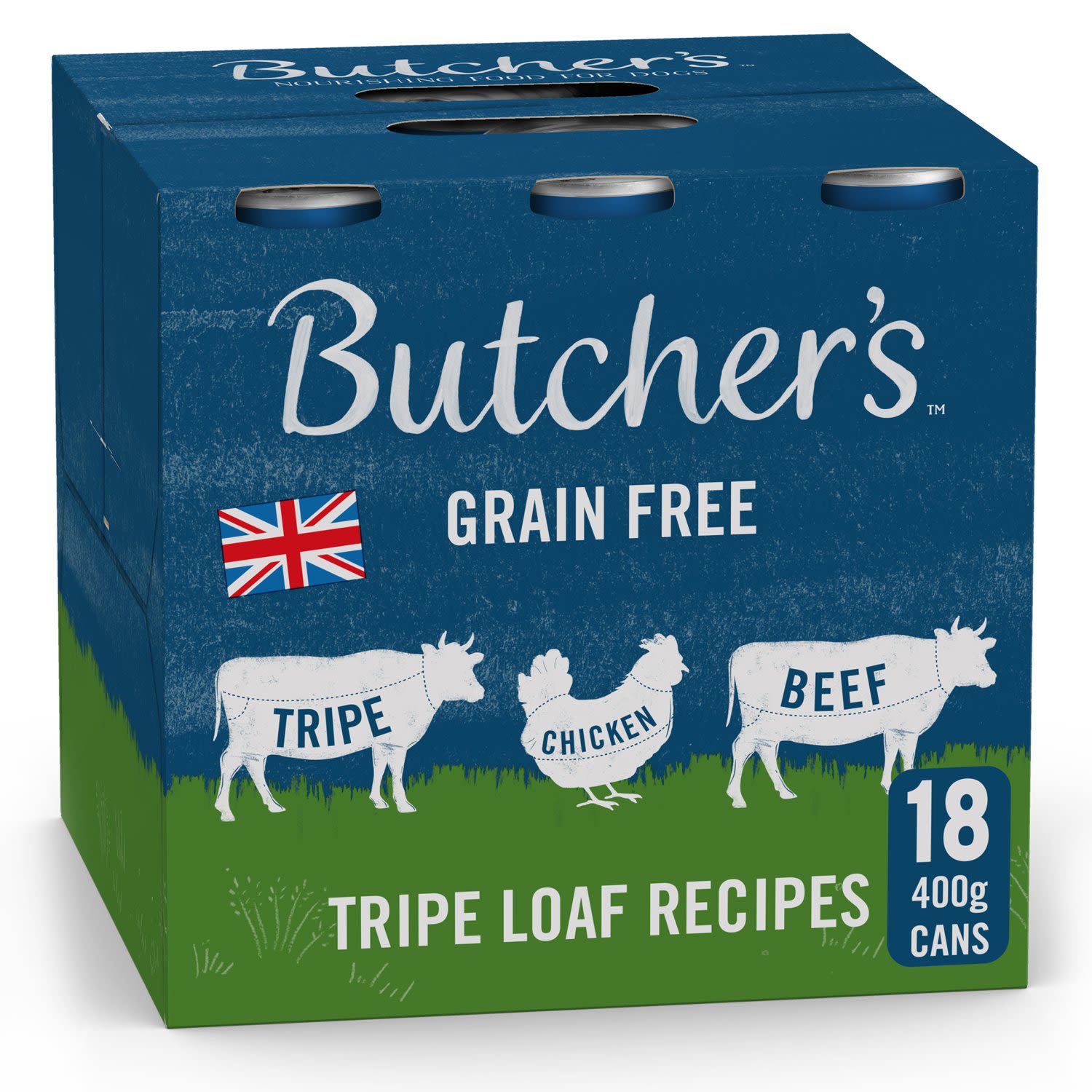 Butchers Butchers Butcher Grain Free Tripe Recipes Adult Wet Dog Food pet food packaging