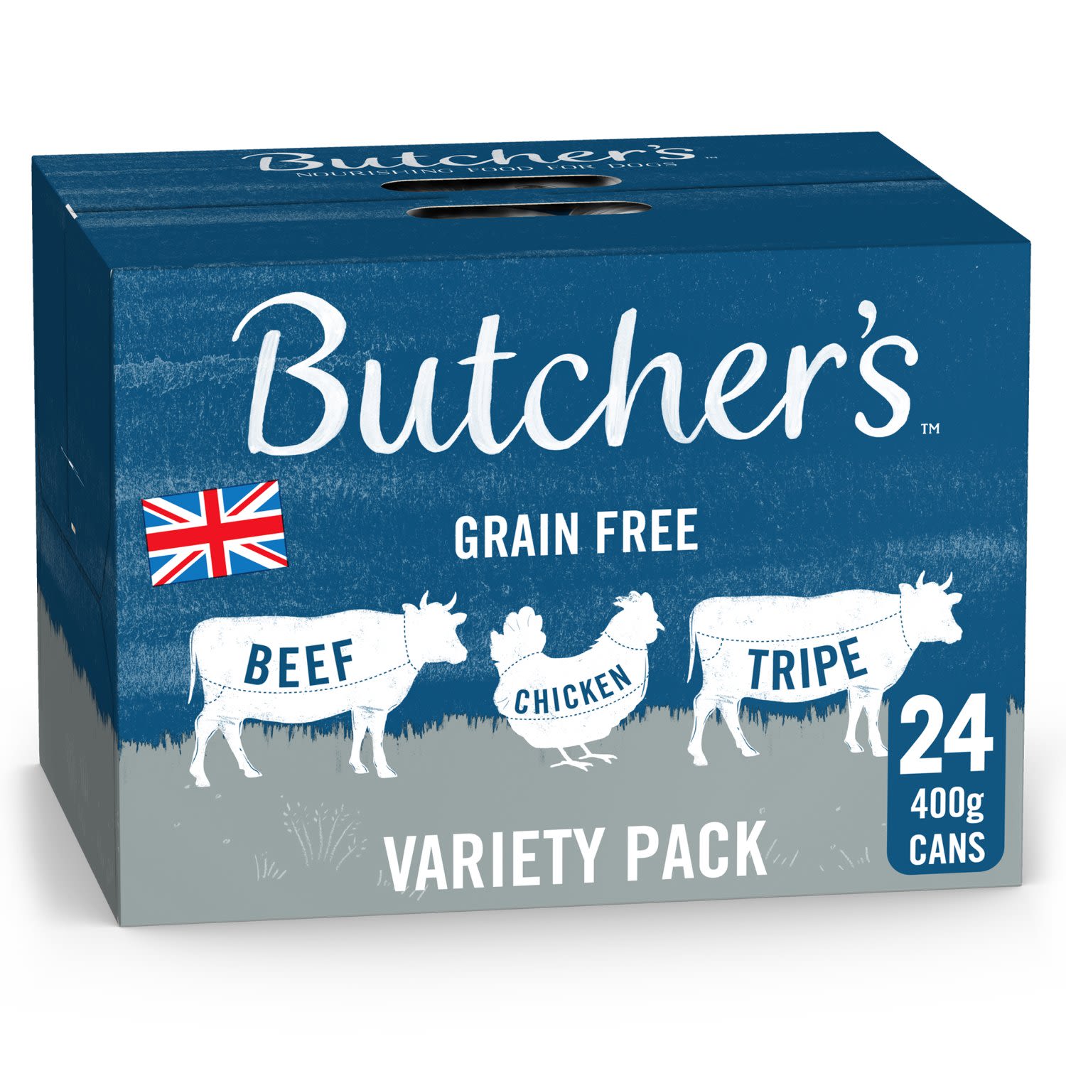 Butchers Butchers Butcher Grain Free Tripe Beef Chicken Adult Wet Dog Food pet food packaging