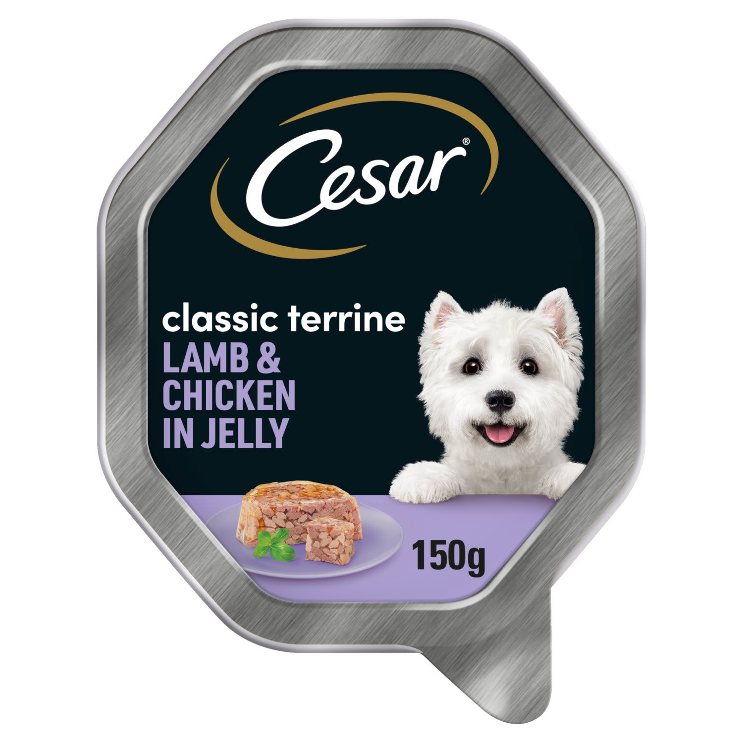 Cesar Cesar Classics Terrine Chicken Lamb Adult Wet Dog Food pet food packaging