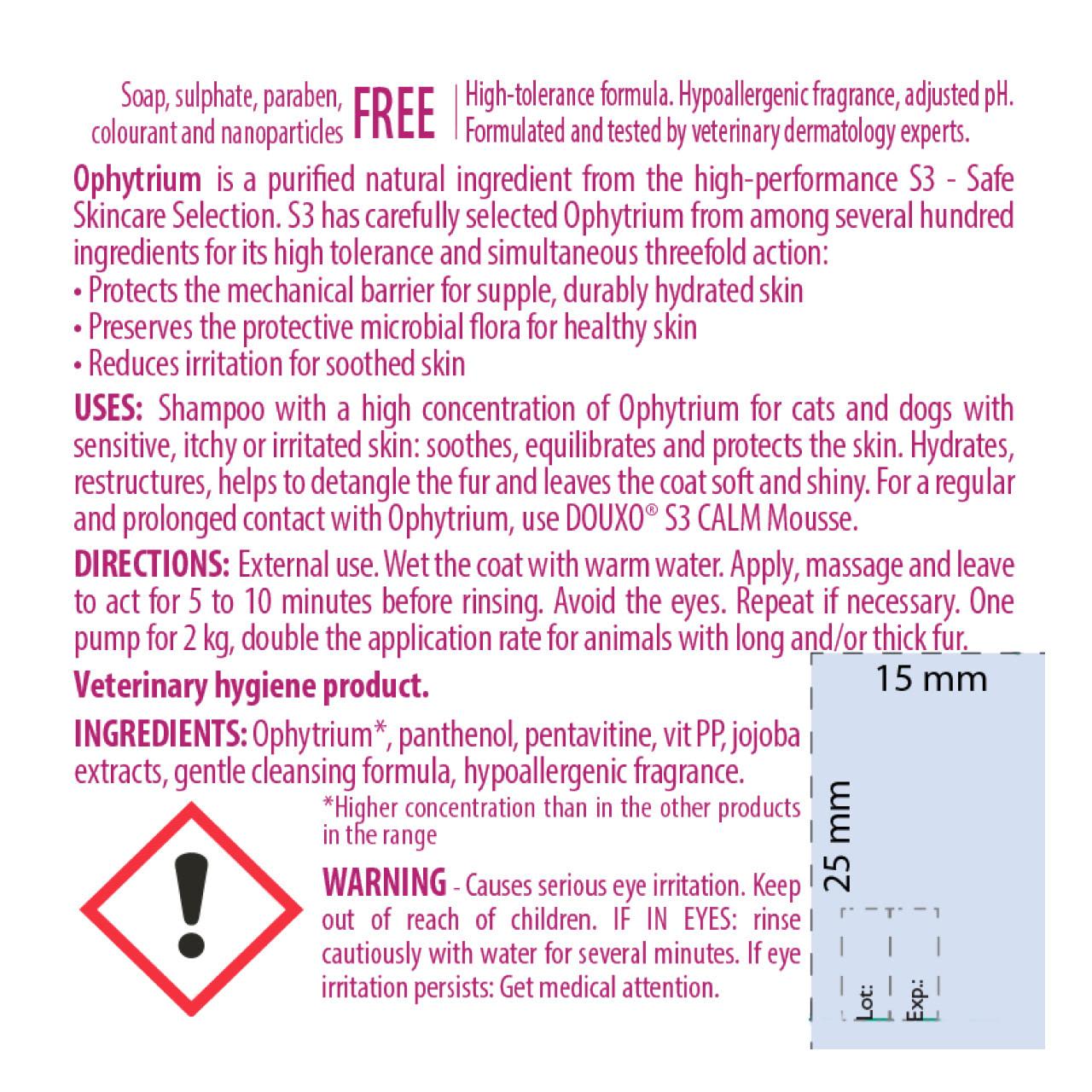 Douxo S3 CALM Shampoo