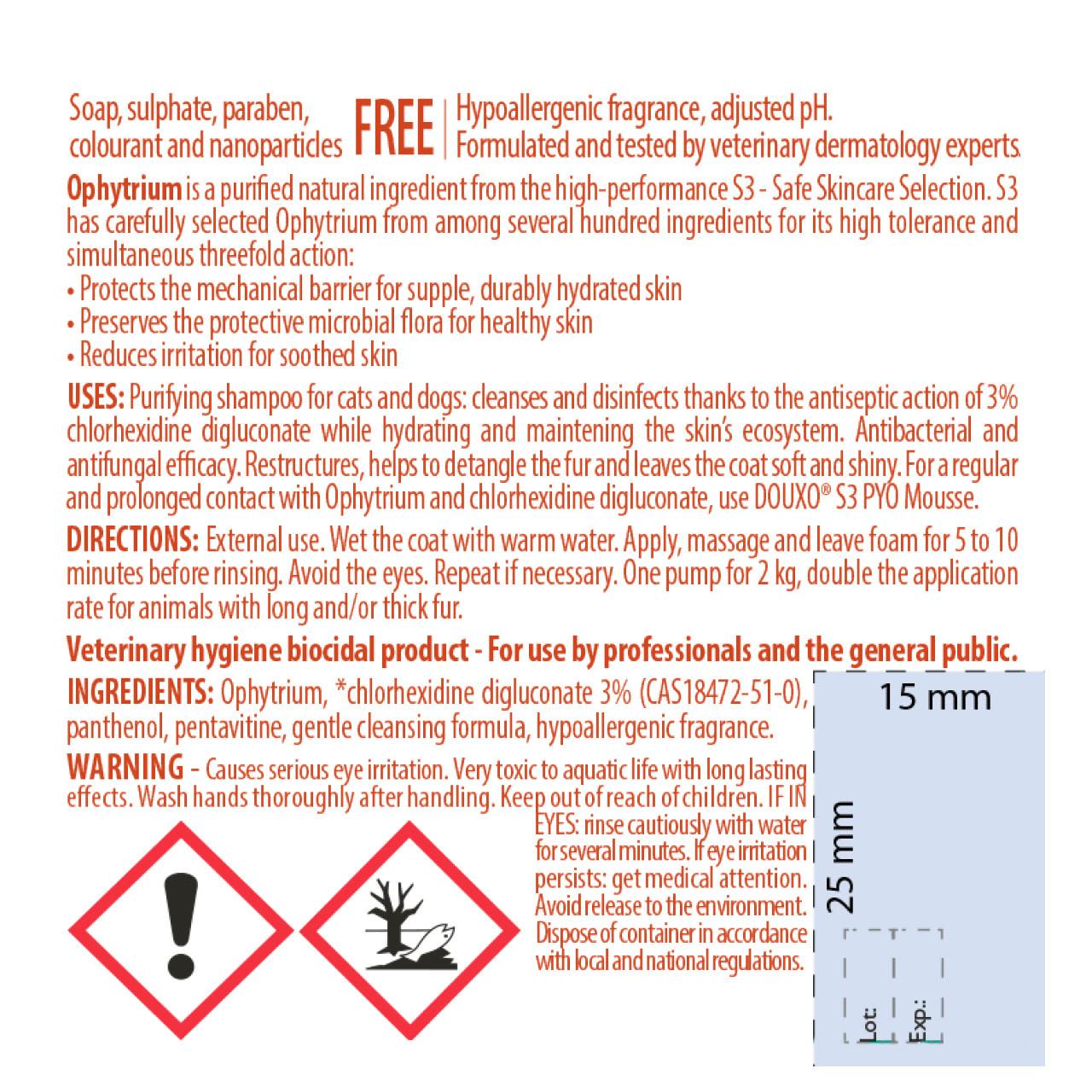 Douxo S3 PYO Shampoo