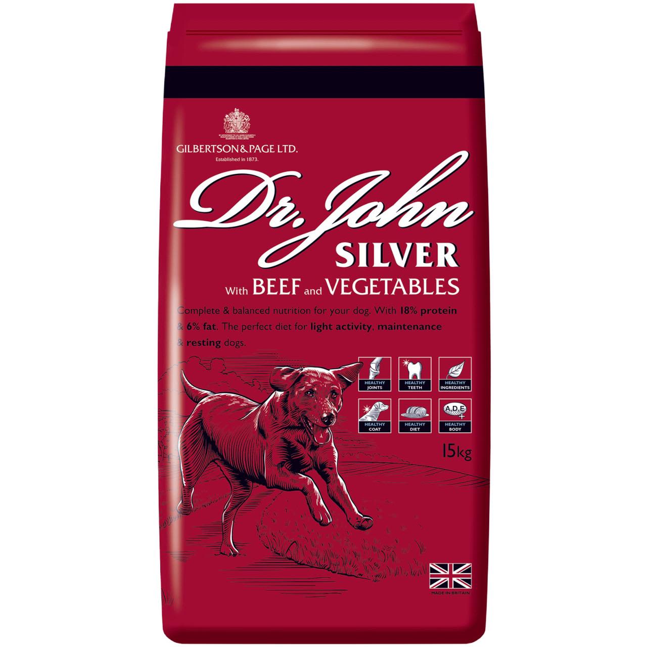 Dr john Dr John Silver Beef Adult Dry Dog Food pet food packaging