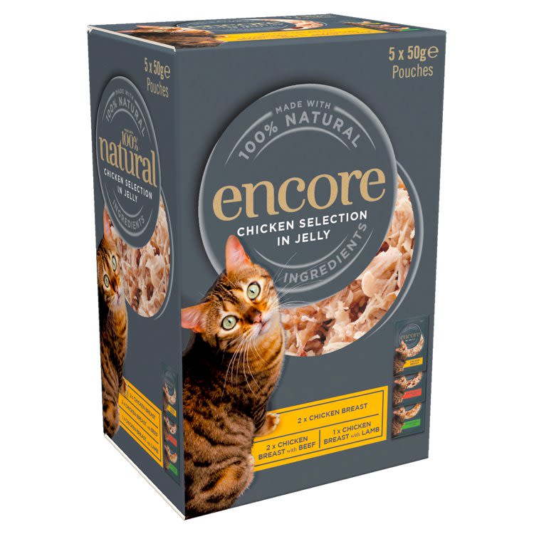 Encore Cat Pouch Chicken in Jelly