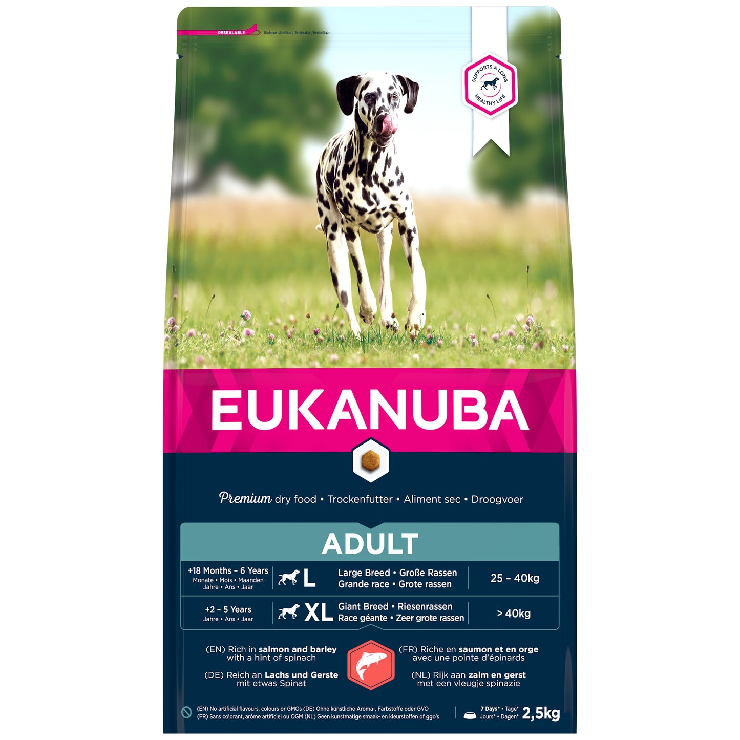 Eukanuba Adult All Breeds Salmon & Rice Dry Dog Food