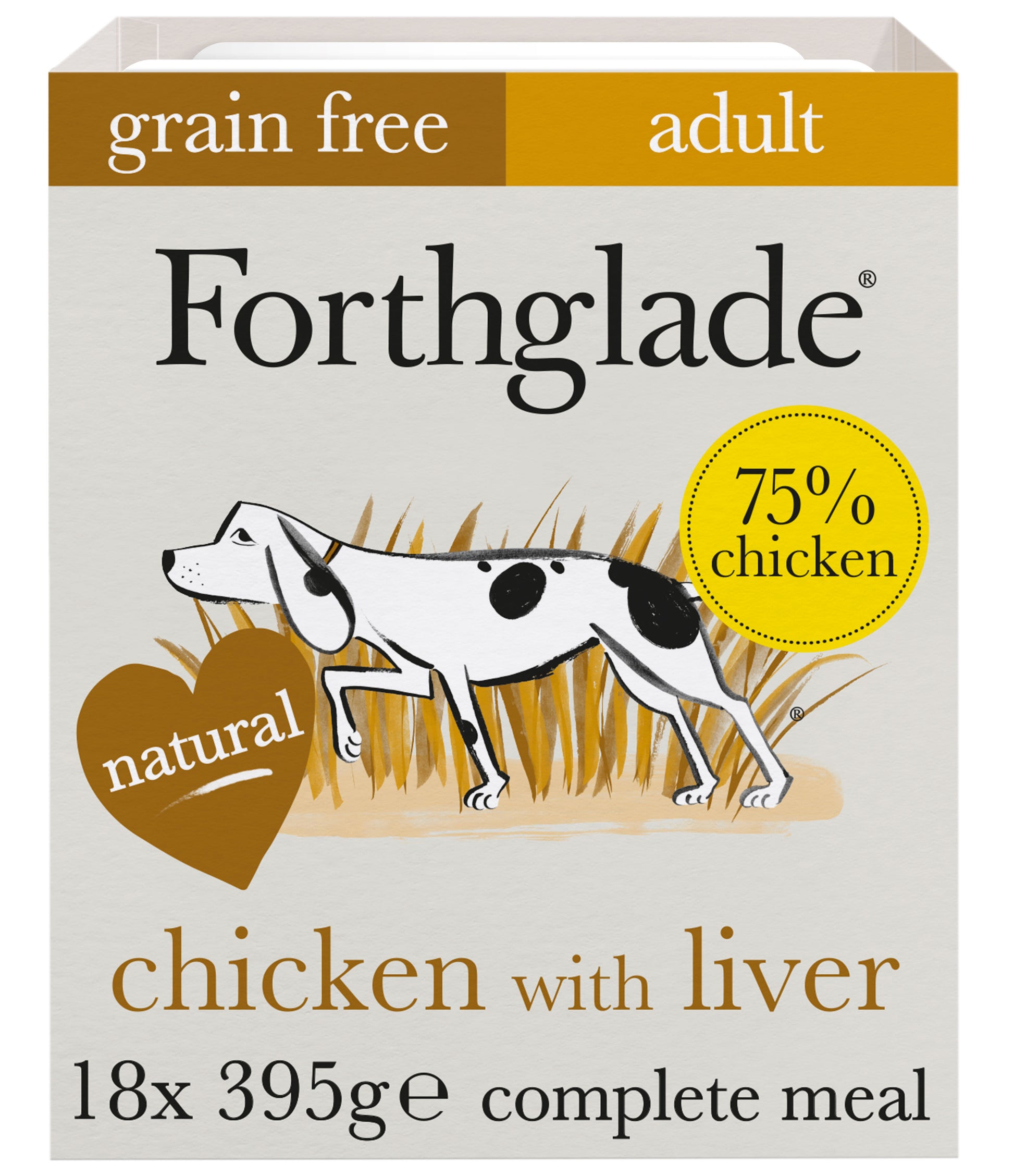 Forthglade Forthglade Chicken Adult Wet Dog Food pet food packaging