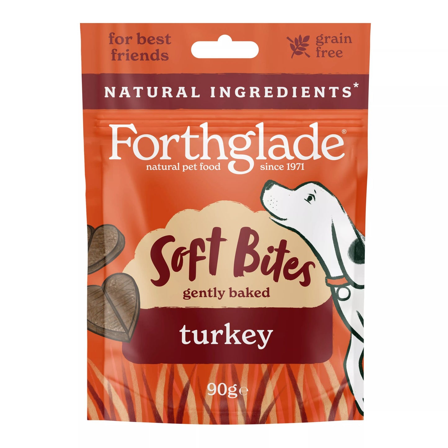 Forthglade Natural Soft Bites Dog Treats - Turkey