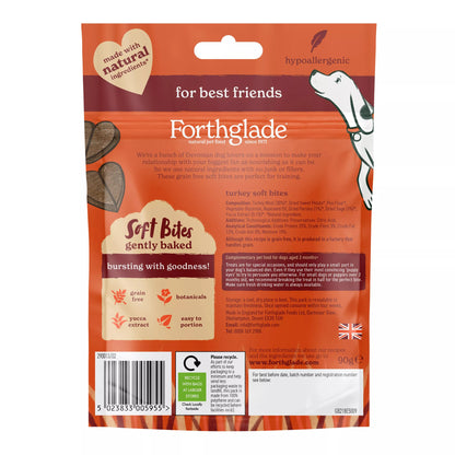 Forthglade Natural Soft Bites Dog Treats - Turkey