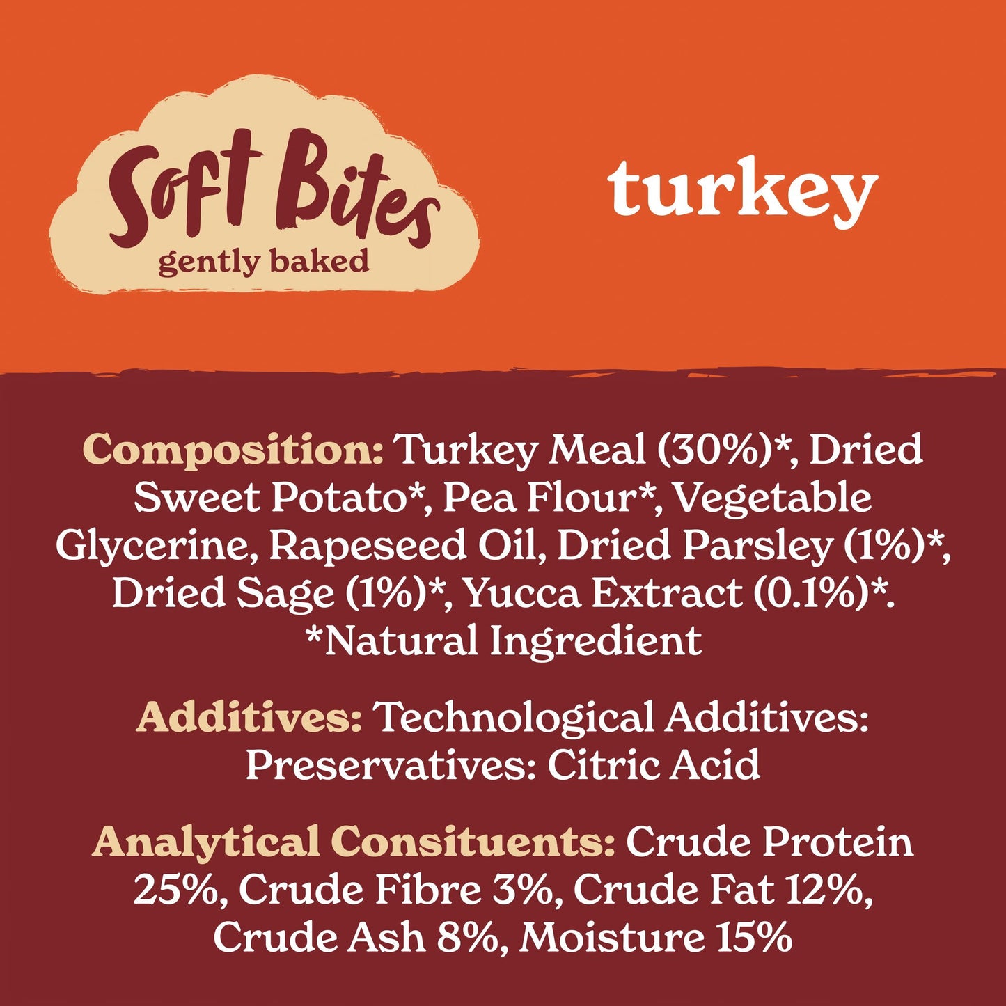 Forthglade Natural Soft Bites Dog Treats - Turkey