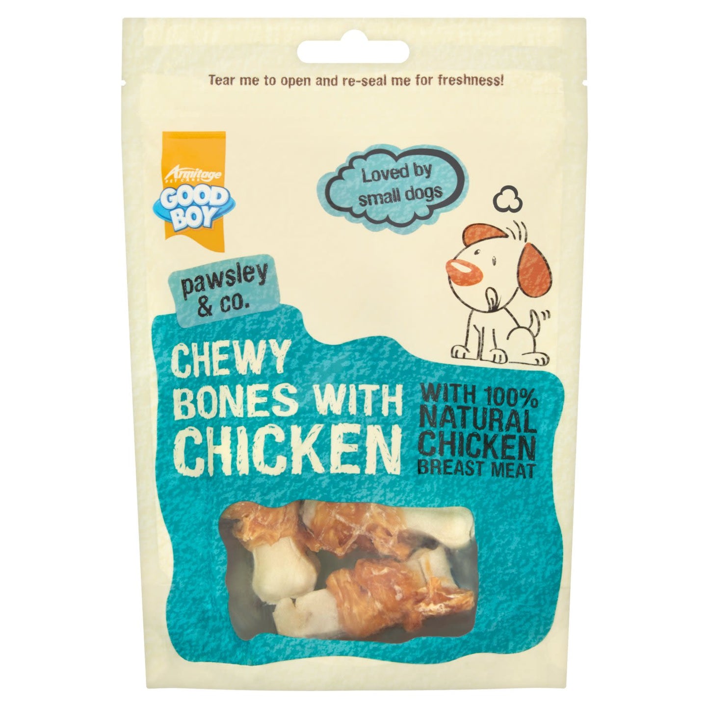 Good Boy Chewy Mini Bones with Chicken Dog Treat