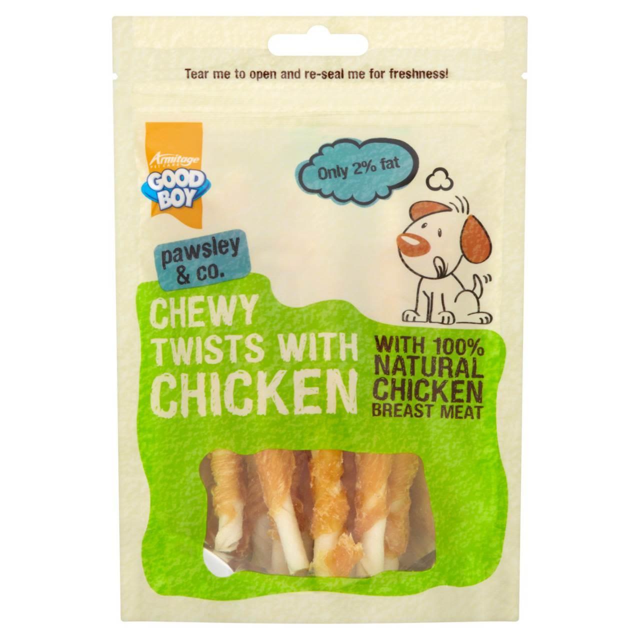 Good Boy Chewy Twists with Chicken Dog Treat