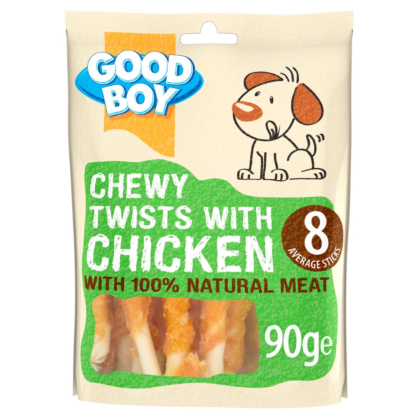 Good Boy Chewy Twists with Chicken Dog Treat