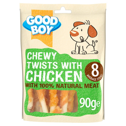 Good Boy Chewy Twists with Chicken Dog Treat