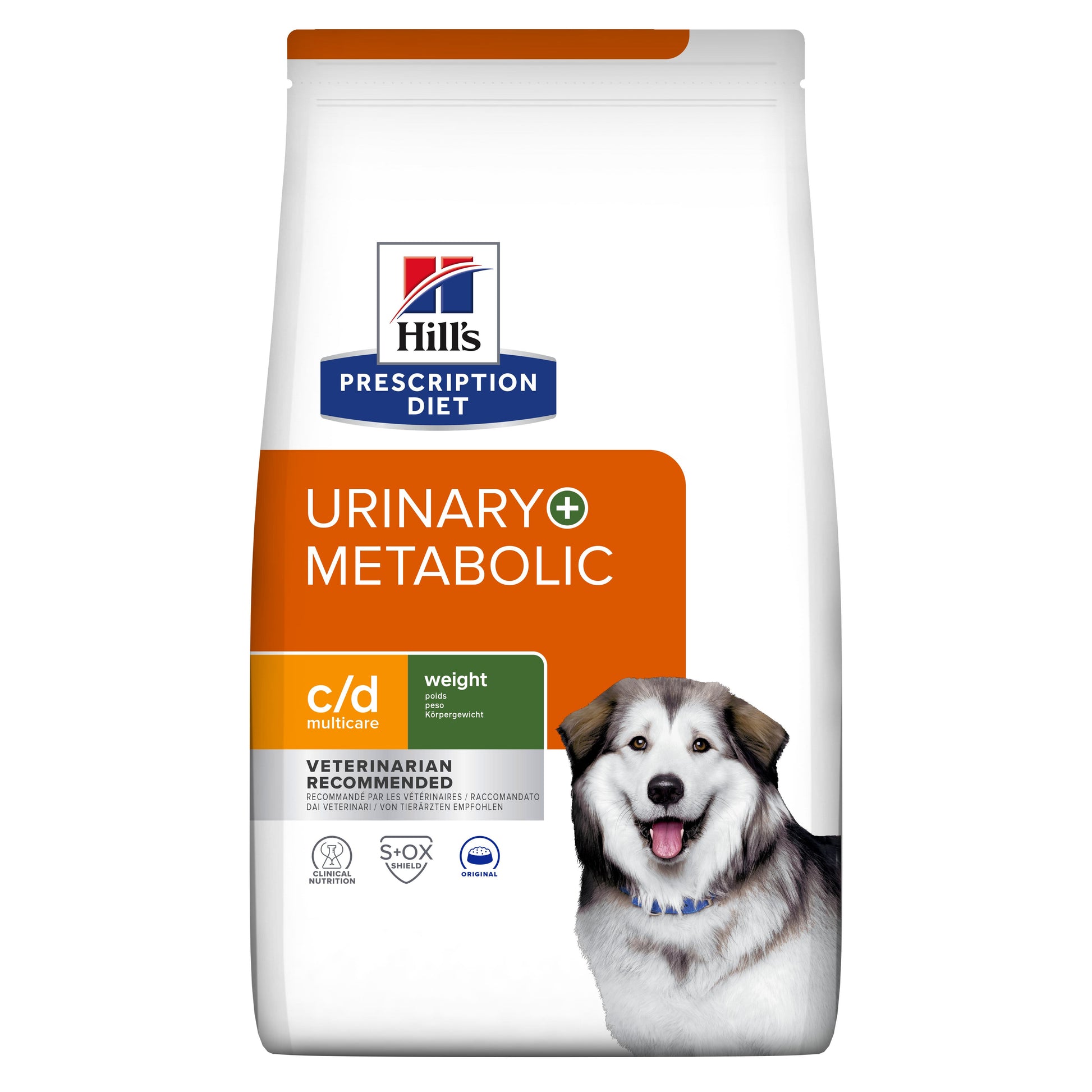 Hill's Hill'S Prescription Multicare Metabolic Urinary Care Adult Dry Dog Food pet food packaging
