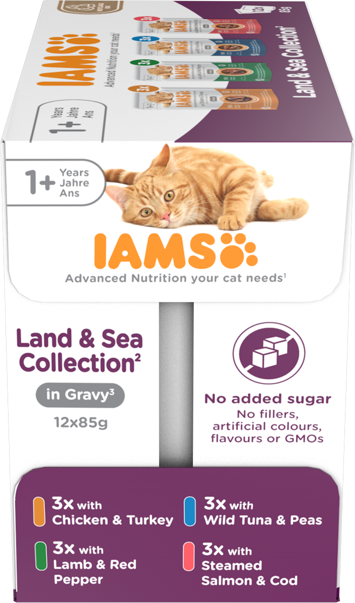 Iams Delights Adult Land & Sea Collection in Gravy Multipack