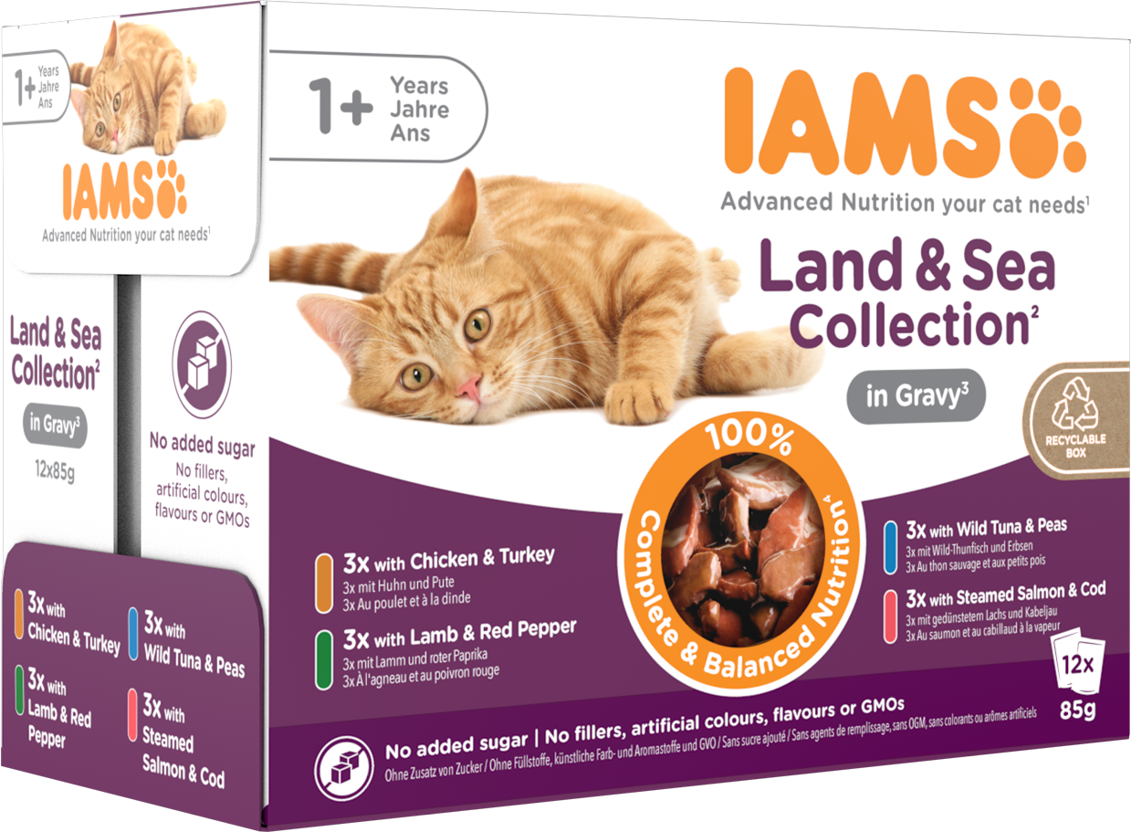 Iams Delights Adult Land & Sea Collection in Gravy Multipack