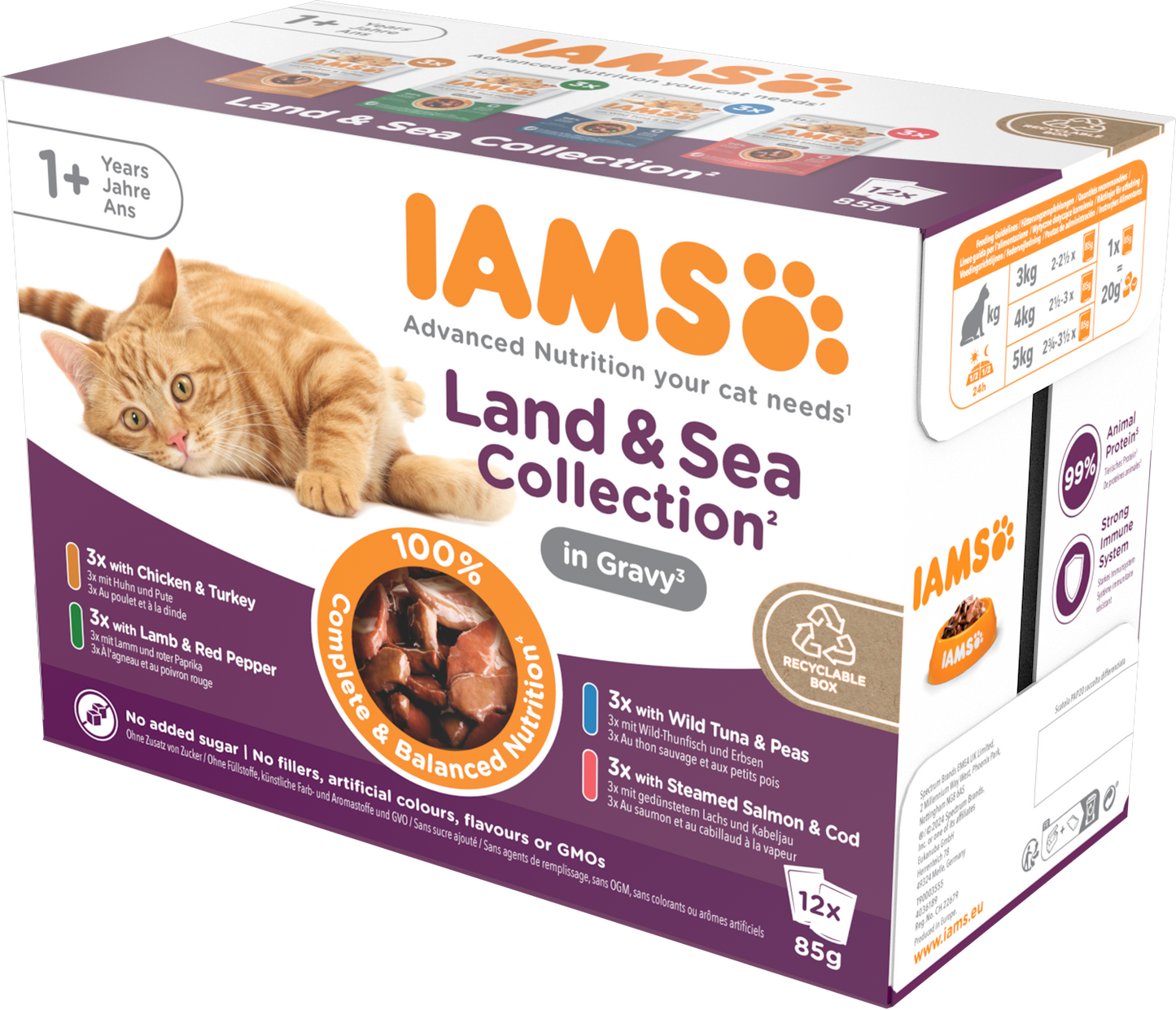 Iams Delights Adult Land & Sea Collection in Gravy Multipack