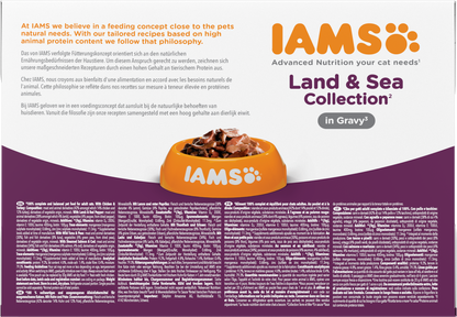 Iams Delights Adult Land & Sea Collection in Gravy Multipack