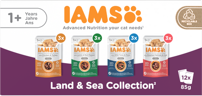 Iams Delights Adult Land & Sea Collection in Gravy Multipack