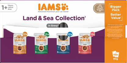 Iams Delights Adult Land & Sea Collection in Gravy Multipack